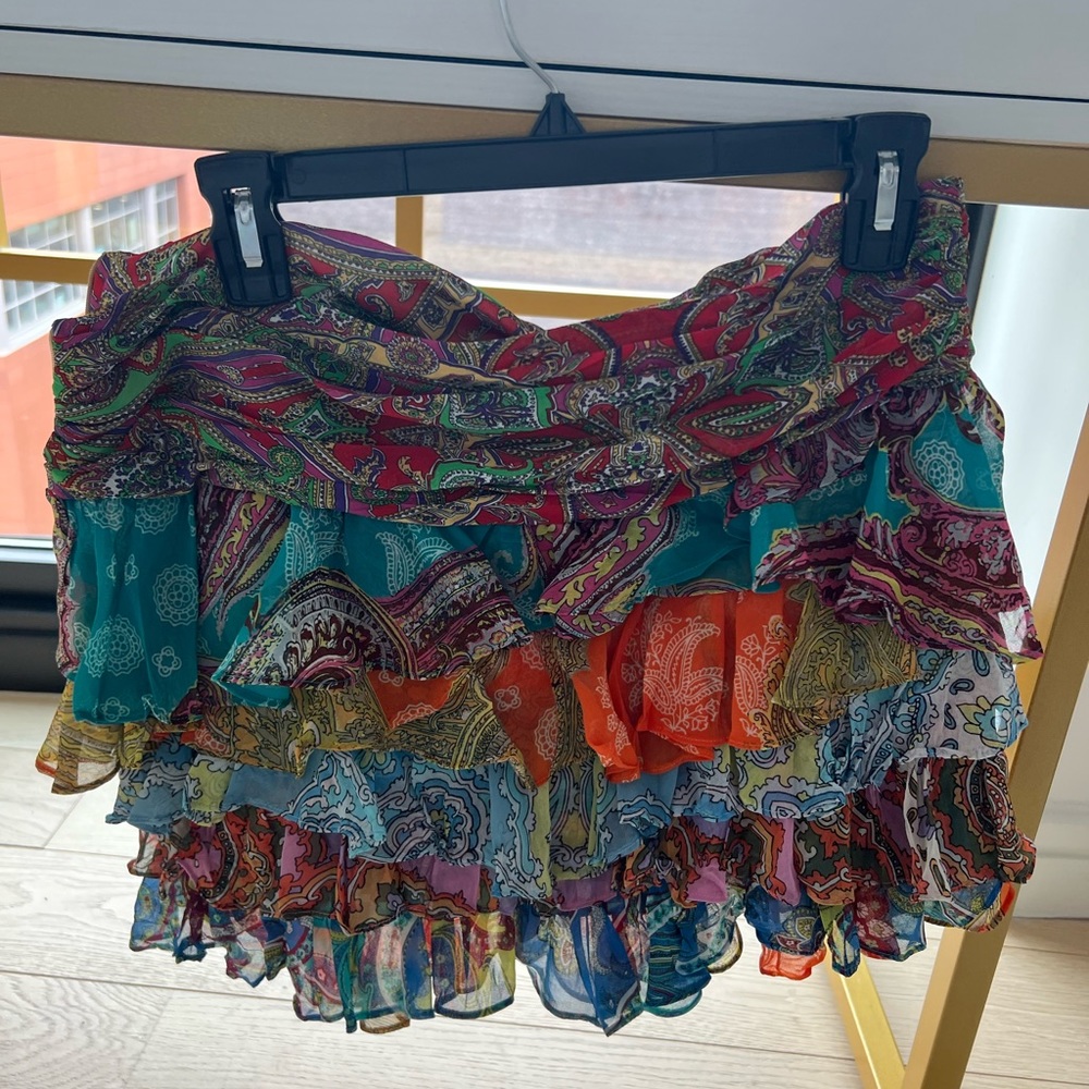 ZARA MULTI COLORED SKIRT NWT